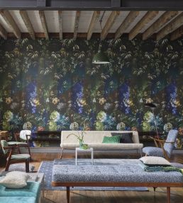 Minakari Mural by Designers Guild Cobalt