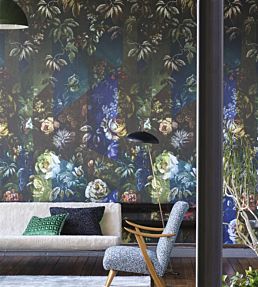 Minakari Mural by Designers Guild Cobalt