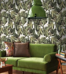 Exotic Fruit I Wallpaper by MINDTHEGAP Green