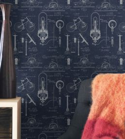 Patents Wallpaper by MINDTHEGAP Copper
