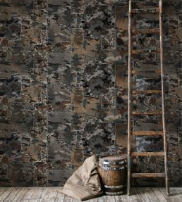 Camo Wallpaper by MINDTHEGAP Brown