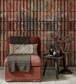 Chakrasamvara Wallpaper by MINDTHEGAP Brown,Red