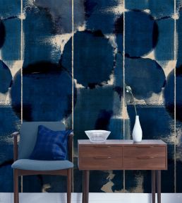 Indigo Marvel Mural by MINDTHEGAP Indigo Blue