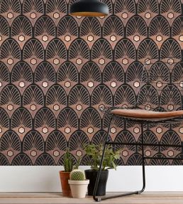 Obsession Wallpaper by MINDTHEGAP Black,Copper