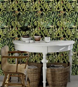 Opuntia Wallpaper by MINDTHEGAP Anthracite