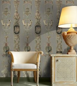 Pilasters Wallpaper by MINDTHEGAP Beige,Brown