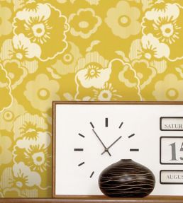 Alice Wallpaper by Mini Moderns Mustard