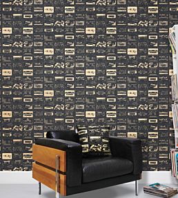 C60 Wallpaper by Mini Moderns Snow