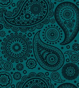 Paisley Crescent Wallpaper by Mini Moderns Lido