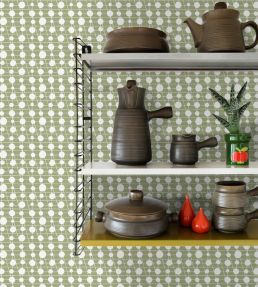 Pavilion Wallpaper by Mini Moderns Washed Denim