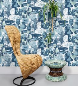 Art Room Wallpaper by Mini Moderns Chalkhill Blue