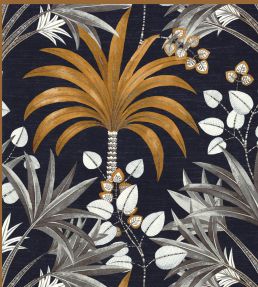Mirissa Wallpaper by Casamance Encre/Ocre