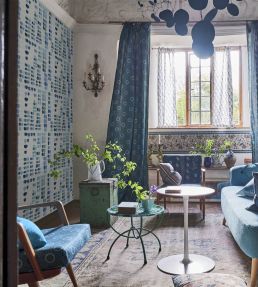 Mixed Tones Wallpaper by Designers Guild Indigo