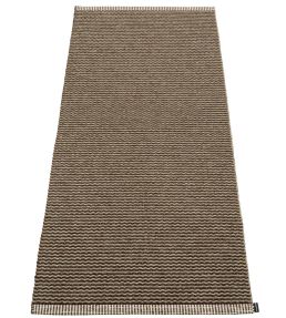 Pappelina Mono rug Dark Brown/Dark Linen MN6F615 Dark Brown/Dark Linen