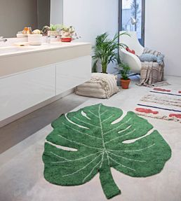 C-MONSTERA-Monstera Leaf-Rugs-Green Green