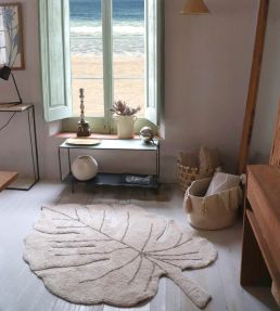 C-MON-NAT-Monstera-Rugs-Natural Natural