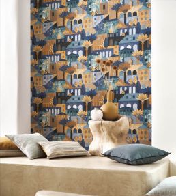 Monterosso Wallpaper by Casamance Sable/Mordore