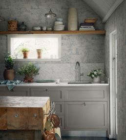 Montfort Wallpaper by Sandberg Indigo Blue