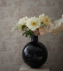 Montfort Wallpaper by Sandberg Terracotta