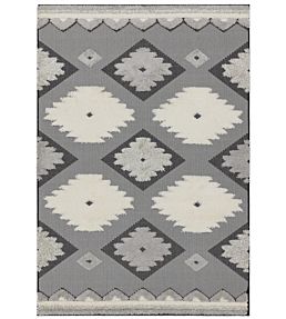 MONT-01-80150-Monty Tribal-Rugs-Black Cream Black Cream