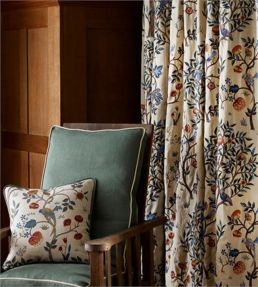 Kelmscott Tree Fabric by Morris & Co in Russet/Forest | Jane
