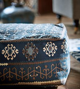 Burdock & Star Fabric by Morris & Co Indigo