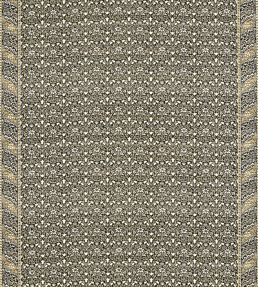 Morris Bellflowers Fabric by Morris & Co Charcoal/Olive