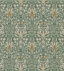 Snakeshead Wallpaper by Morris & Co Forest/Thyme