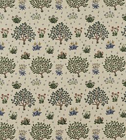 Orchard Fabric by Morris & co Forest/Indigo