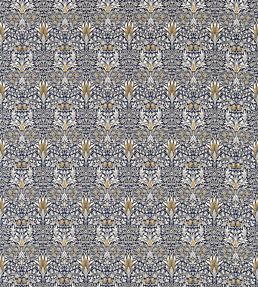 Snakeshead Fabric by Morris & Co Indigo/Hemp