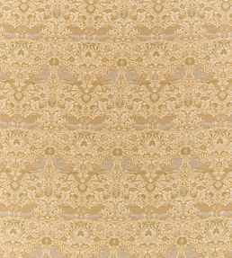 Bird Weave Fabric by Morris & Co Ochre