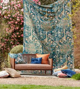 Melsetter Fabric by Morris & Co Indigo