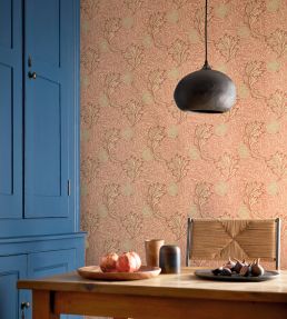 Apple Wallpaper by Morris & Co Rust Gold