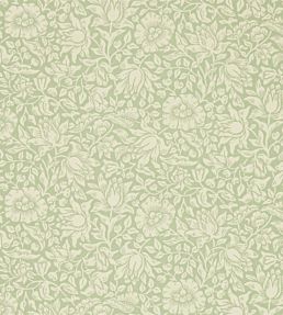Mallow Wallpaper by Morris & Co Apple Green
