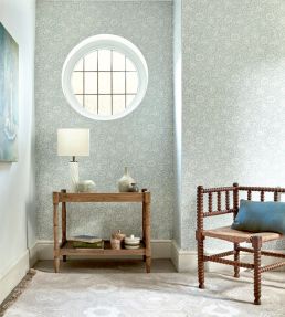 Mallow Wallpaper by Morris & Co Cream Ivory