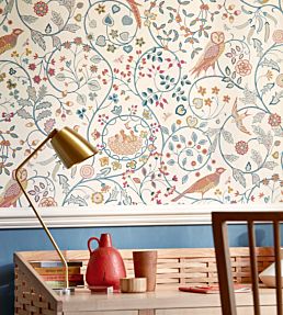 Newill Wallpaper by Morris & Co Ivory Sage
