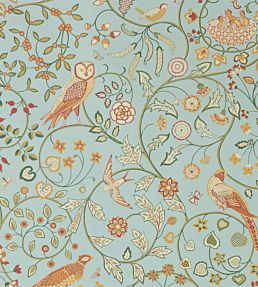Newill Wallpaper by Morris & Co Peppermint Russet