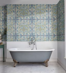 Wilhelmina Wallpaper by Morris & Co Indigo