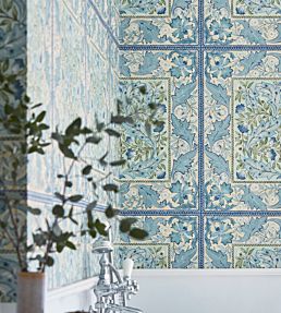 Wilhelmina Wallpaper by Morris & Co Indigo