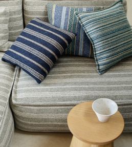 Morro Stripe Fabric by Jane Churchill Blue