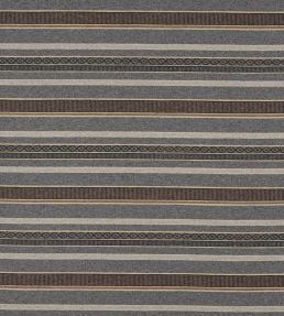Morro Stripe Fabric by Jane Churchill Grey