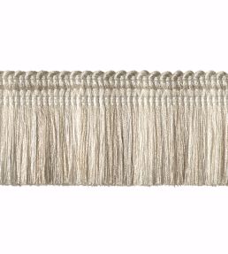 Moss Fringe 50mm Trimming by Houles Blanc Hermine