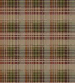 Mulberry Ancient Tartan Wallpaper by Mulberry Home Red / Plum