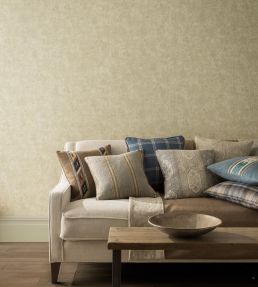 Fresco Wallpaper by Mulberry Home Putty