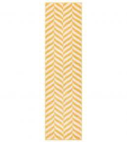 Asiatic Muse Chevron Runner rug Yellow MU08-60240 Yellow
