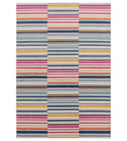 Asiatic Muse Stripe rug Multi-coloured MU06-80150 Multi-coloured