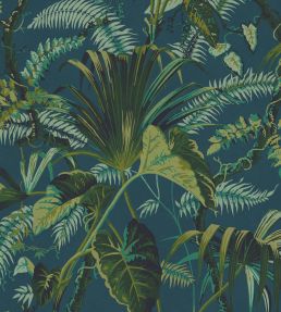 Mustique Velvet Fabric by Warner House Petrol