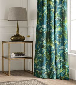 Mustique Velvet Fabric by Warner House Petrol