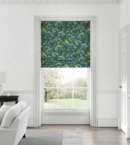 Mustique Velvet Fabric by Warner House Petrol