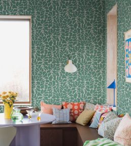 My Secret Garden Wallpaper by Borastapeter Copper Green